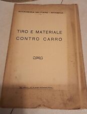 tiro e materiale contro carro accademia modena ORDIGNI CARRI ARMATI ETC