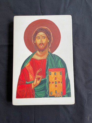 Antico icona dipinta legno - antico, su