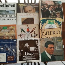 LOTTO 31 LP 33 GIRI MUSICA CLASSICA LIRICA tutti ben conservati .leggi descr.
