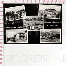 I7119 L’AQUILA CAMPO DI GIOVE TRENO FERROVIA 1955 EDIT CASASANTA ALTEROCCA