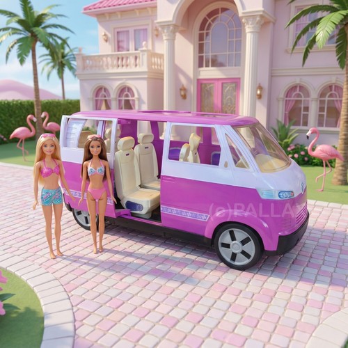 Barbie 54251 microbus van - barbie,