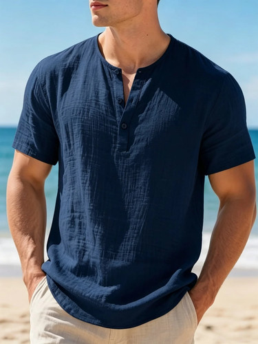 Shirt uomo cotone lino - uomo,