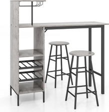 Set 3 Pezzi Tavolo E Sedie Da