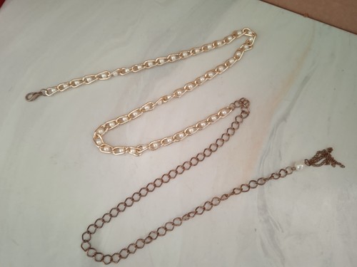 Cintura metallo con perline - cintura,