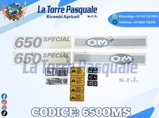 ADESIVI DECALCOMANIA TRATTORE