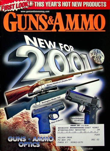 Guns ammo magazine - guns, january