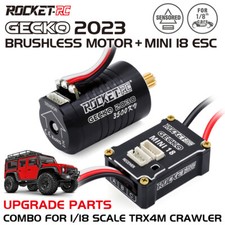 Scheda programma ESC motore brushless con sensore Rocket-RC per auto camion 1/18 TRX4M RC