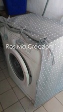 Copri Lavatrice o Asciugatrice Shabby Chic in Stoffa Fatto a Mano su Misura