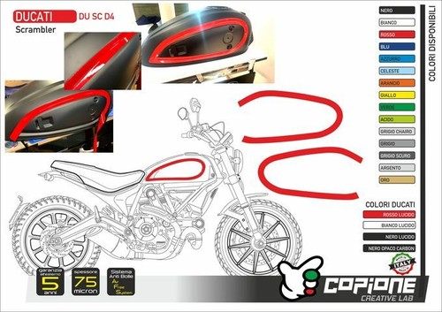 Grafiche per serbatoio ducati - per,
