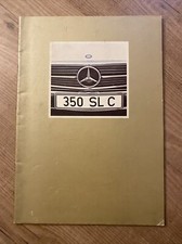 Mercedes 350 SL C Brochure