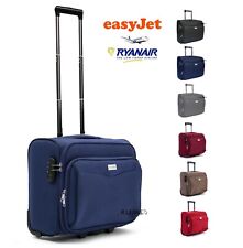 VALIGIA TROLLEY BAGAGLIO A MANO DA PILOTA  LOW COST ADATTO EASY JET 45X36X20