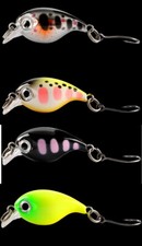 kit 4 mini minnow crank pesca
