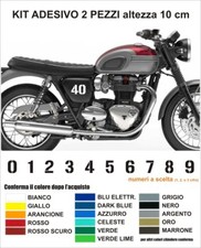 Coppia adesivi numero