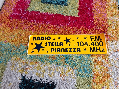 Vecchio adesivo radio stella - adesivo,