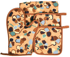 MISSONI HOME GREMBIULE + GUANTO FORNO + 2 PRESINE COTONE TRAPUNTATO MATI