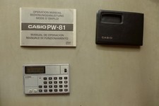 calcolatrice orologio sveglia  vintage Casio PW-81