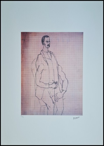 Pablo picasso man with - pablo,