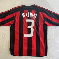 Maglia Shirt AC Milan Home 2003/04 Maldini 3 Adidas L