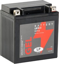 Batteria Moto LB10-3 Gel LP 12V adatta a Suzuki GN 250 (NJ 42 A) 1984-1999