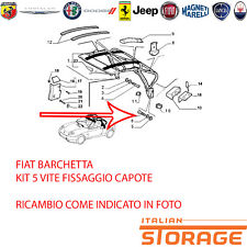 FIAT BARCHETTA KIT 5 VITI