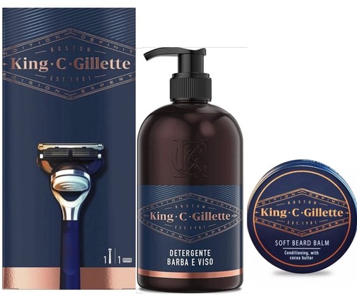King gillette set rasoio - c,