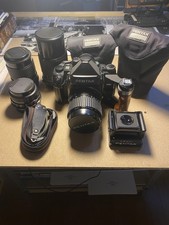 Fotocamera analogica Pentax 67II con SMC 90mm /55/165/200