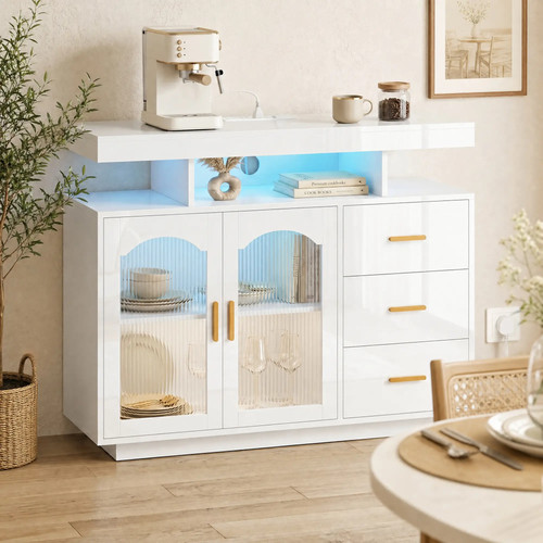 Credenza luci led - luci, prese