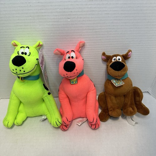 Peluche neon scooby doo - neon, 9"