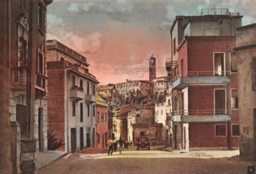 Cartolina frosinone via - frosinone,