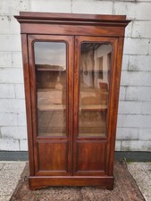 LIBRERIA CARLO X, PIUMA DI MOGANO, DIM 100 x 30 h 202 CM