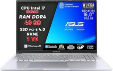 ASUS NOTEBOOK VIVOBOOK INTEL I7 13620H, RAM DDR4 40GB, SSD 1TB, 16.0 FHD WIN11