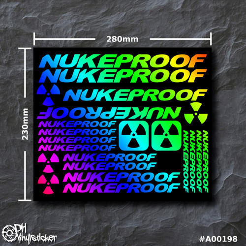 Nukeproof sticker ologramma - nukeproof,