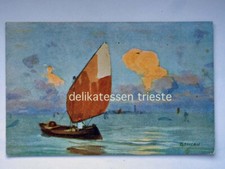 TRIESTE Pittore MICEU barca