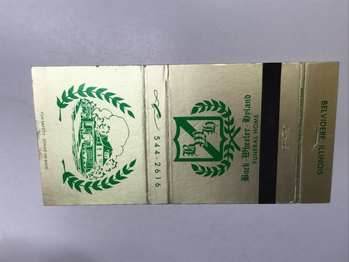 Ba463 matchbook cover buck - matchbook,
