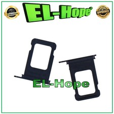 SLOT CARRELLO VANO PORTA NANO SIM CARD ALLOGGIO SCHEDA PER APPLE IPHONE 13 NERO