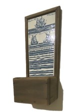 Scaffale scatola legno