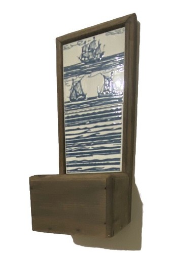 Scaffale scatola legno