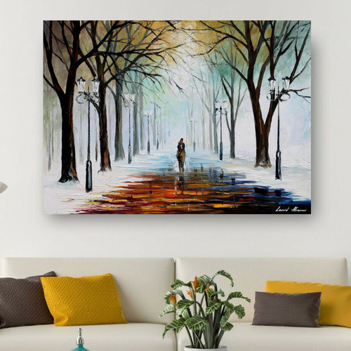Leonid afremov happy winter - happy,