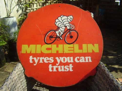 Michelin vintage sign - sign, racer