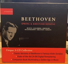 Beethoven Sonate Per Violino Spring & Kreutzer - Busch Goldberg  & - Andante Box