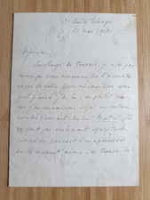 Bergson, Henri. Lettera con