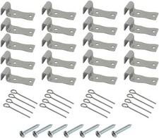 Confezione 20 Staffe Riparazione Molle Divano Zig Zag, Kit Riparazione Molle Divano Include Tutto