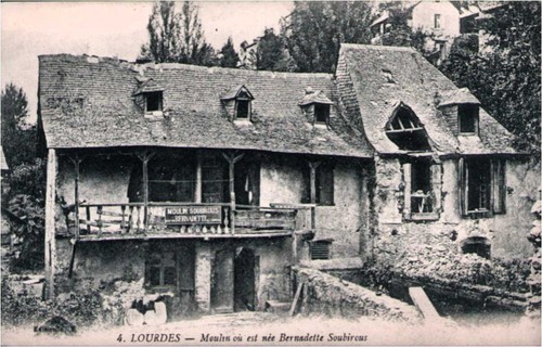 Cpa lourdes moulin - lourdes, est