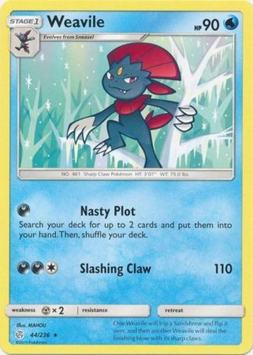 Weavile 236 rara - -,