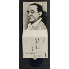 Cartolina Per Raccolta Autografo Hobby - Carlo Dapporto