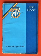 MV AGUSTA 350 SPORT ISTRUZIONE