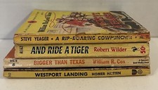 VTG Western Paperback Book Lot