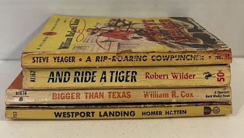 Vtg western paperback book - vtg,