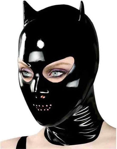 Maschera sadomaso latex - maschera,