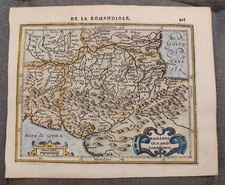 ANTICA MAPPA DEL 1613 ITALIA